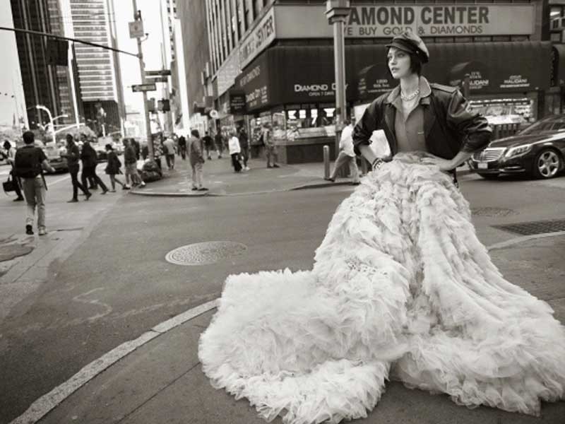 Haute Couture. Sasha Pivovarova for Vogue Paris by Glen Luchford