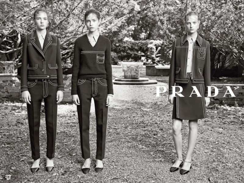 PRADA Resort 2015 Campaign BY Steven Meisel
