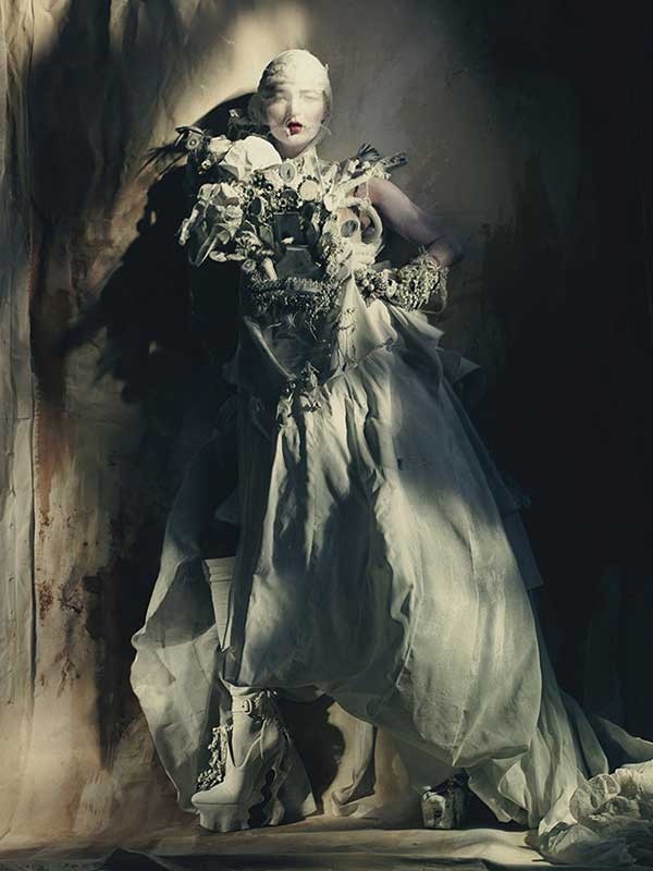 Kate Moss for W magazine April 15 issue by Paolo Roversi